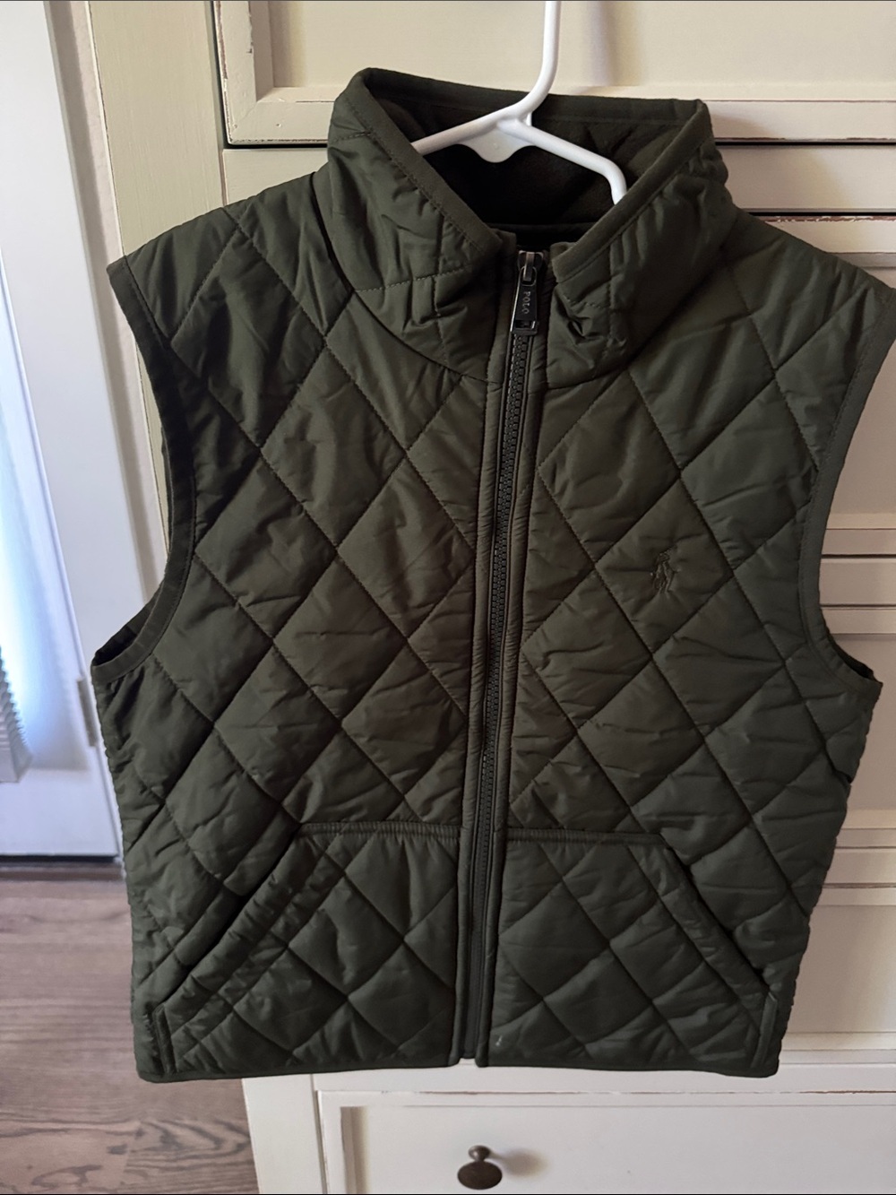 Polo by Ralph Lauren Olive Green Quilted Kids Vest